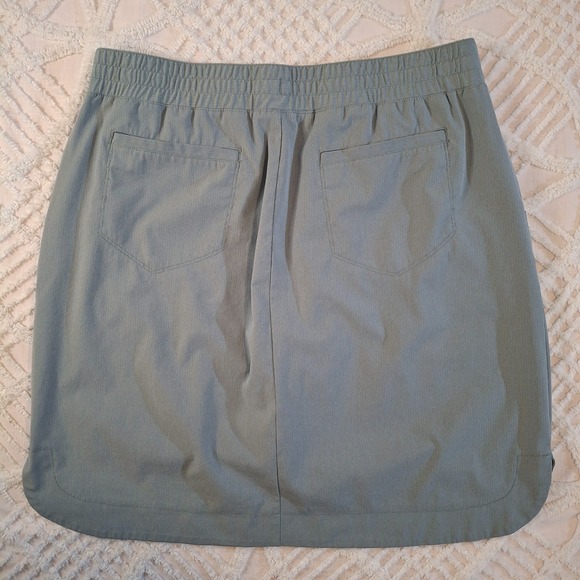 Duluth Trading Co. Skirt Skort Womens Size 14 Gray Polyester Stretch Mesh Lined - Picture 7 of 8